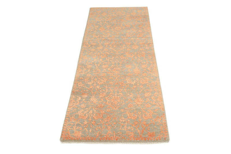 Alfombra de pasillo Alfombra de diseño - 201 x 74 cm - naranja