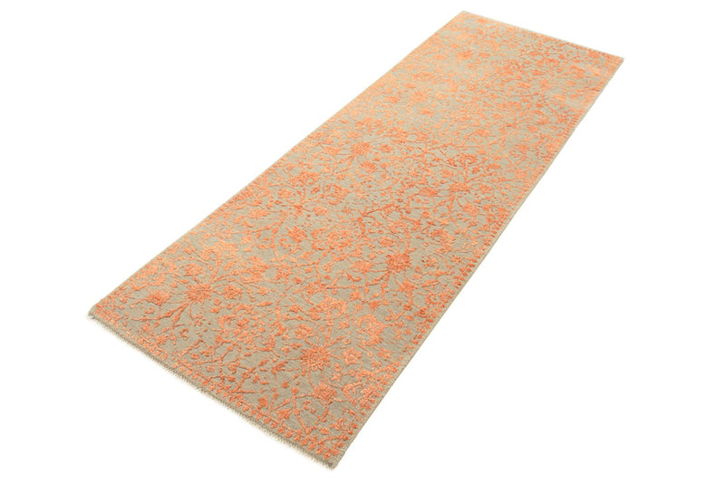 Alfombra de pasillo Alfombra de diseño - 201 x 73 cm - naranja