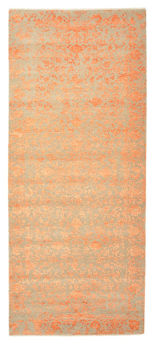 Alfombra de pasillo Alfombra de diseño - 297 x 126 cm - naranja
