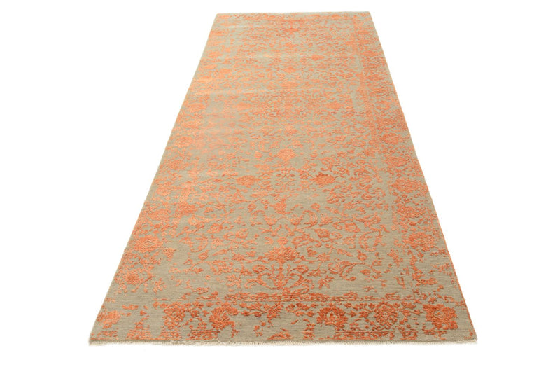 Alfombra de pasillo Alfombra de diseño - 297 x 126 cm - naranja