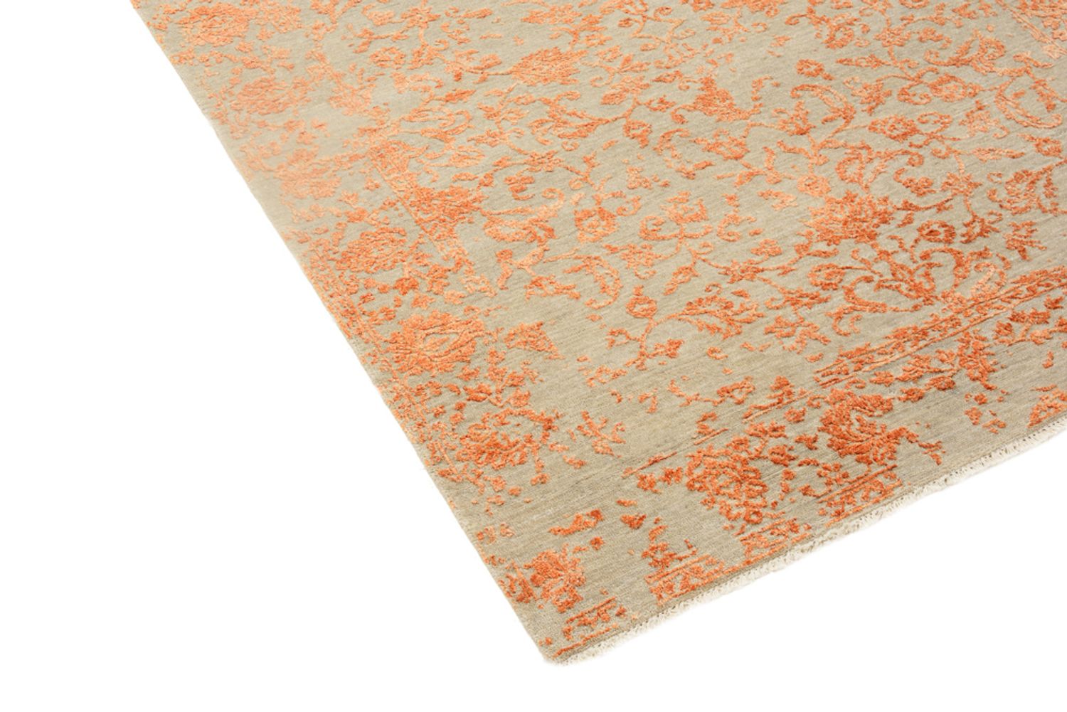 Alfombra de pasillo Alfombra de diseño - 297 x 126 cm - naranja