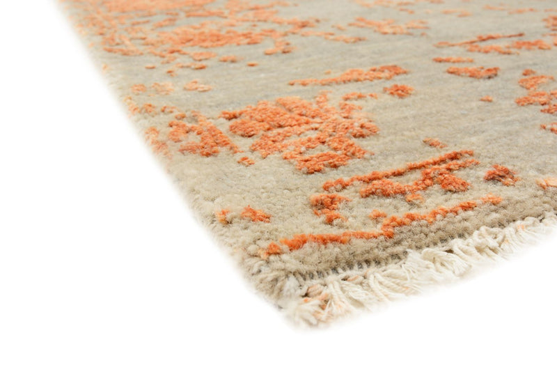 Alfombra de pasillo Alfombra de diseño - 297 x 126 cm - naranja