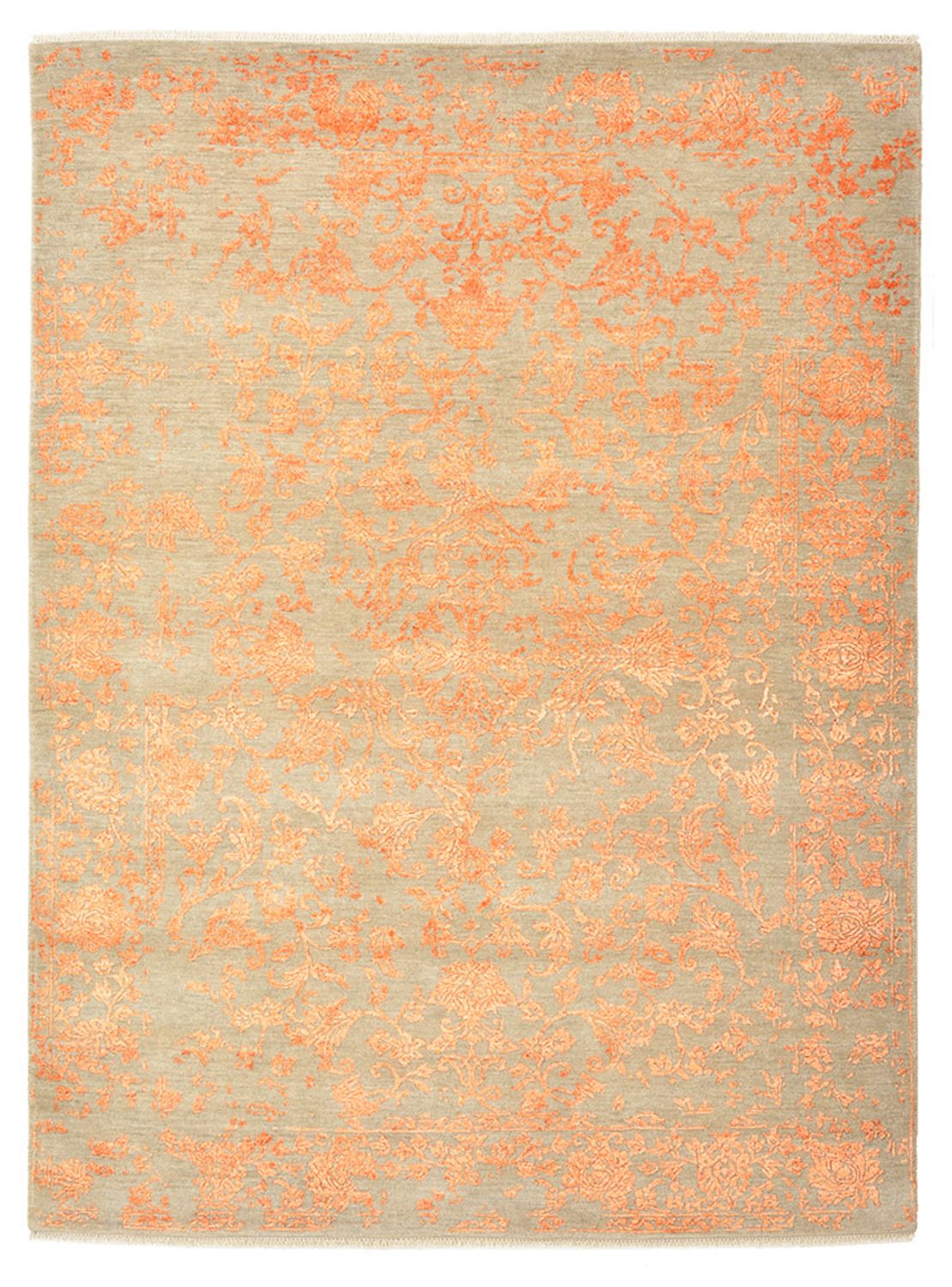 Alfombra de diseño - 210 x 157 cm - naranja