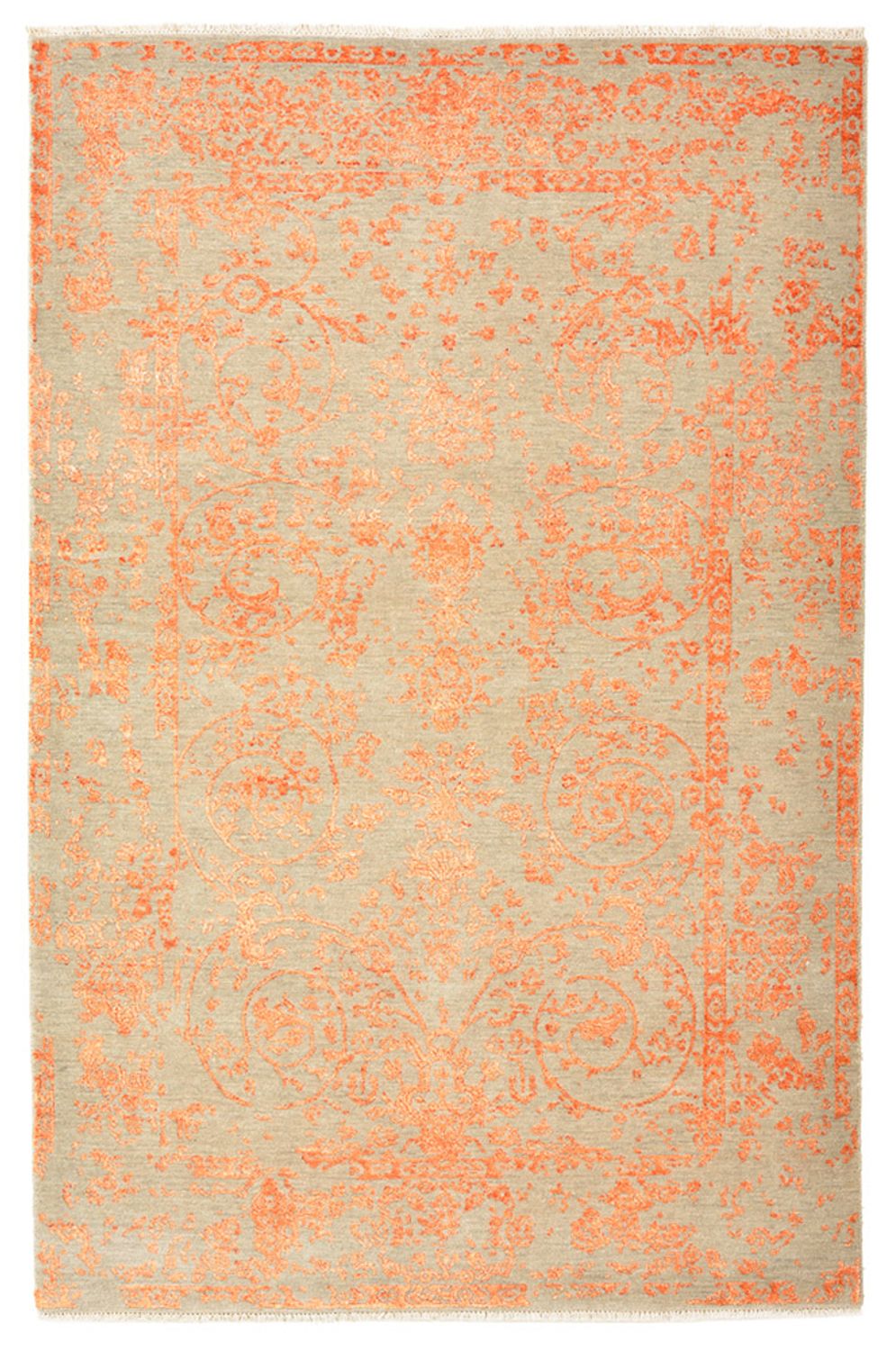 Alfombra de diseño - 187 x 123 cm - naranja