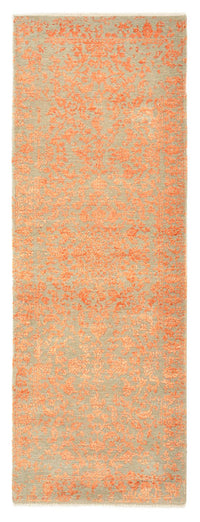 Alfombra de pasillo Alfombra de diseño - 199 x 72 cm - naranja