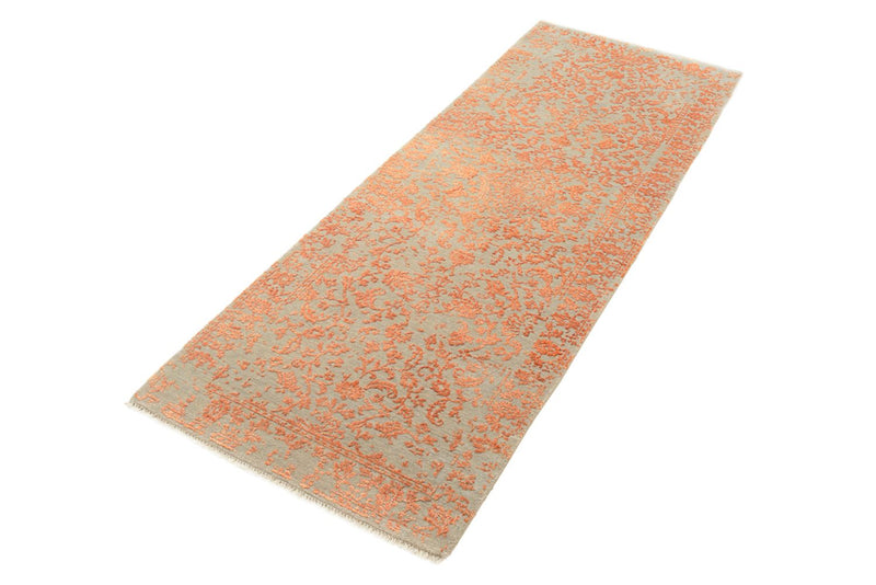 Alfombra de pasillo Alfombra de diseño - 199 x 72 cm - naranja