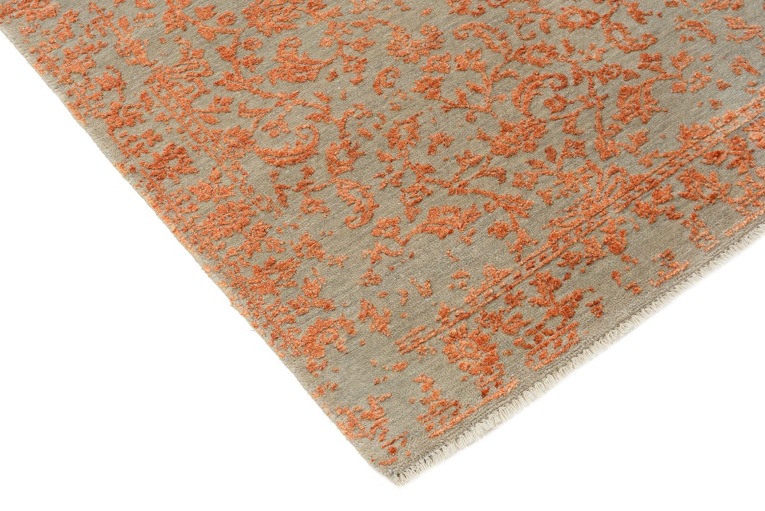 Alfombra de pasillo Alfombra de diseño - 199 x 72 cm - naranja
