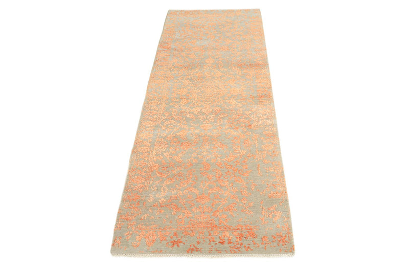 Alfombra de pasillo Alfombra de diseño - 199 x 72 cm - naranja