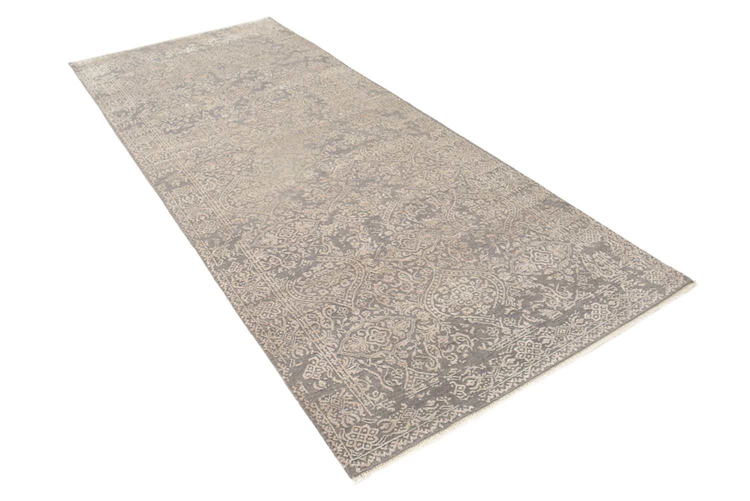 Alfombra de pasillo Alfombra de diseño - 307 x 123 cm - gris