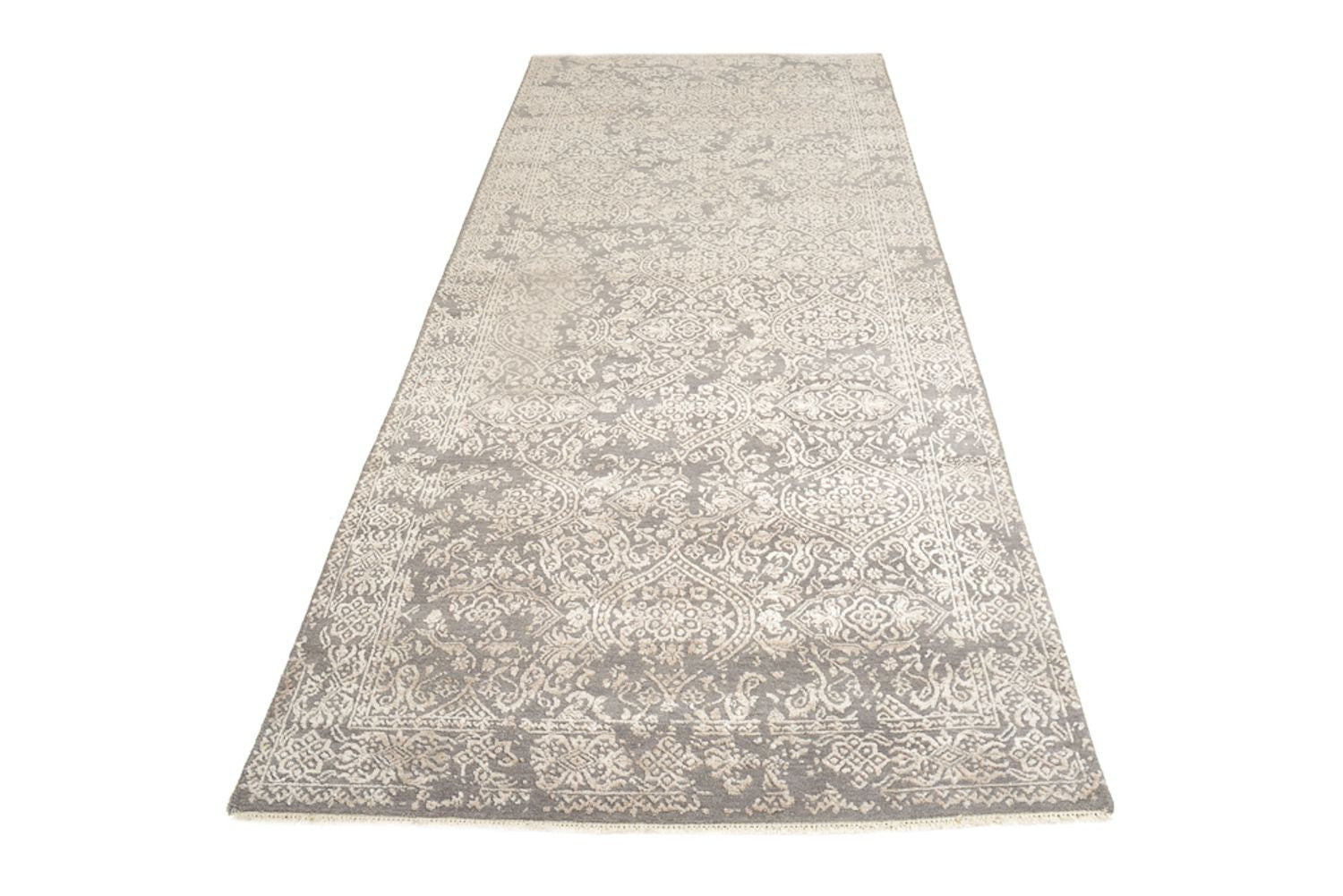 Alfombra de pasillo Alfombra de diseño - 307 x 123 cm - gris