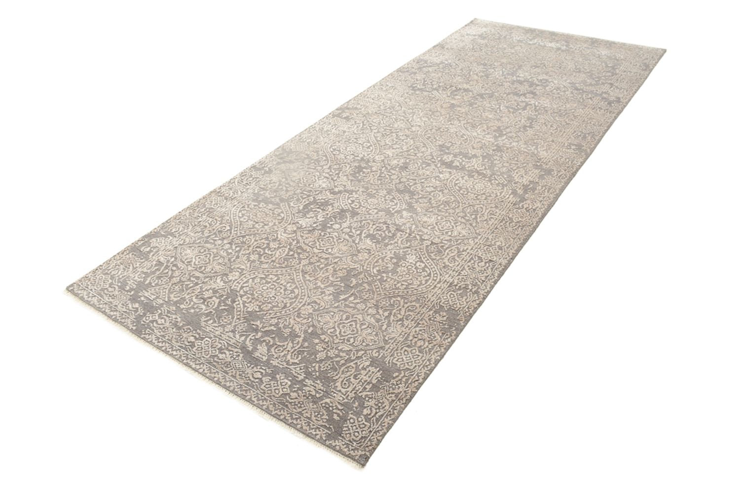 Alfombra de pasillo Alfombra de diseño - 304 x 122 cm - gris