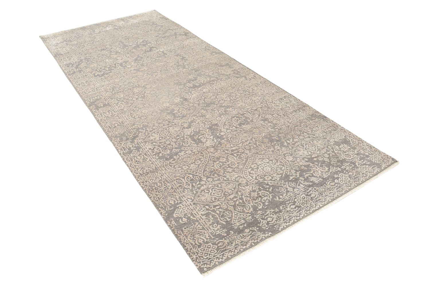 Alfombra de pasillo Alfombra de diseño - 304 x 122 cm - gris