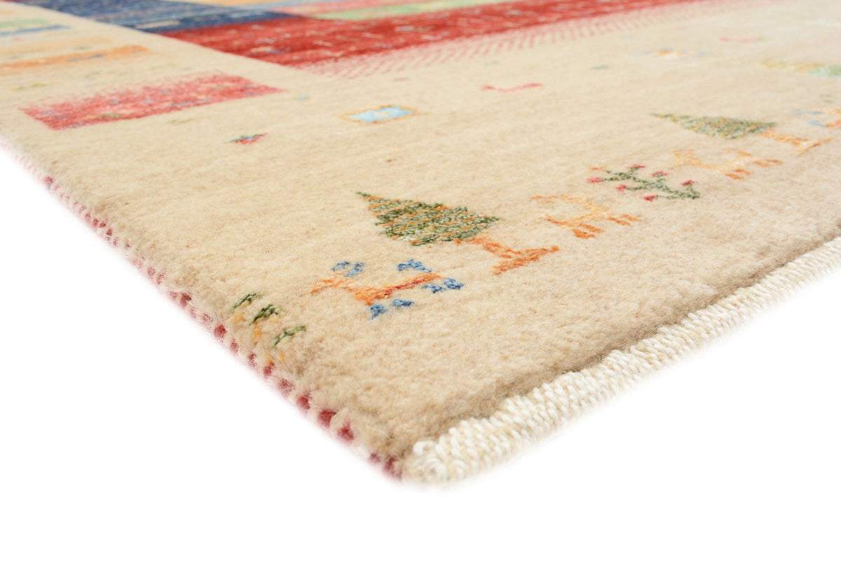 Alfombra Gabbeh - Loribaft Indus - 207 x 156 cm - multicolor