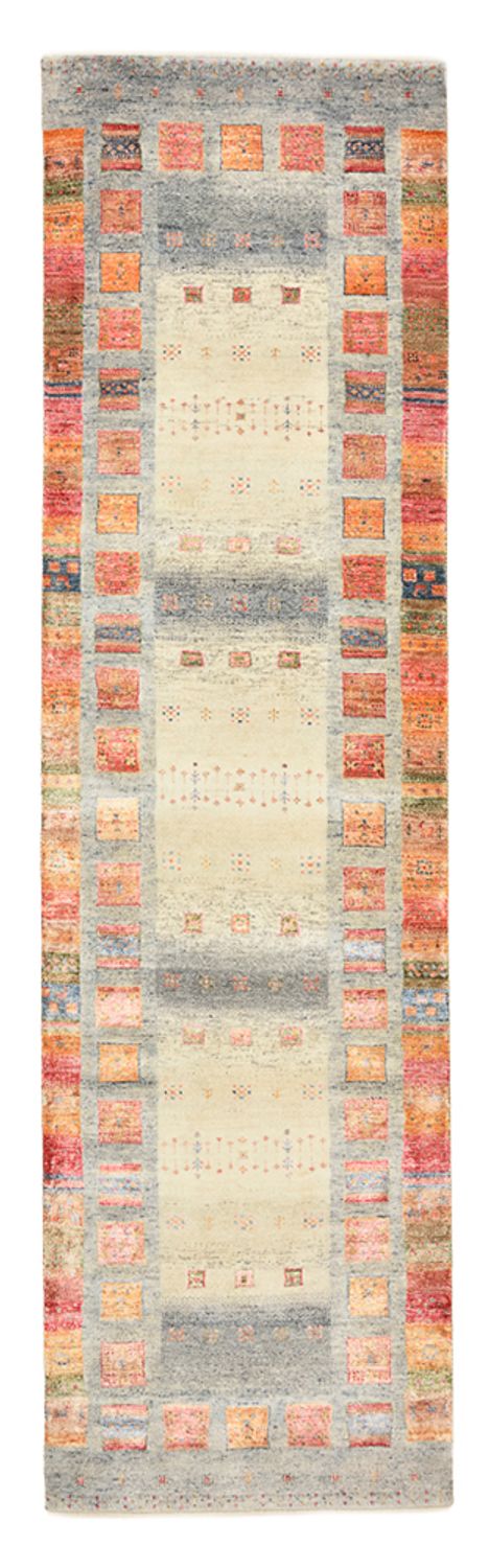 Alfombra de pasillo Alfombra Gabbeh - Loribaft Indus - 295 x 82 cm - multicolor