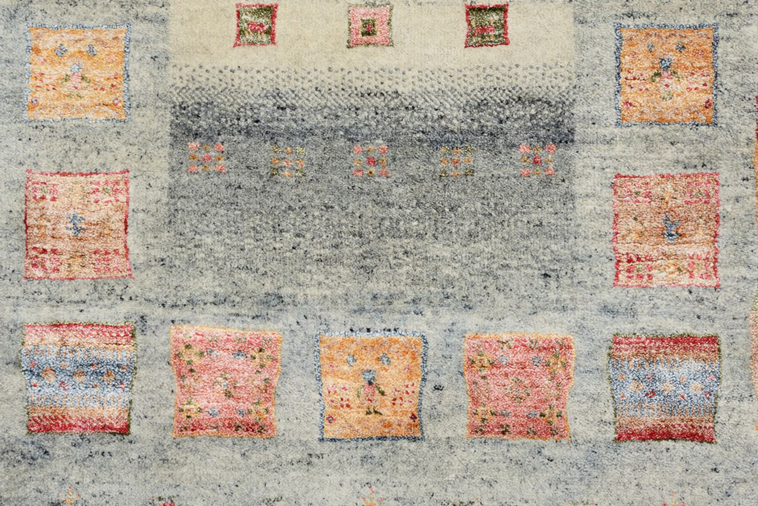 Alfombra de pasillo Alfombra Gabbeh - Loribaft Indus - 295 x 82 cm - multicolor