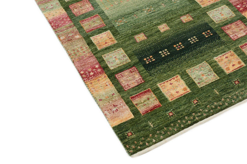 Alfombra de pasillo Alfombra Gabbeh - Loribaft Indus - 192 x 76 cm - multicolor
