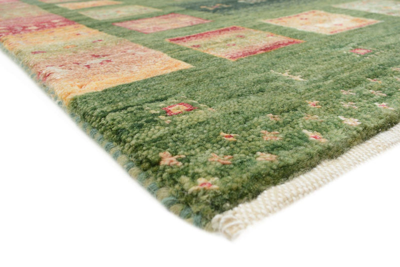 Alfombra de pasillo Alfombra Gabbeh - Loribaft Indus - 192 x 76 cm - multicolor
