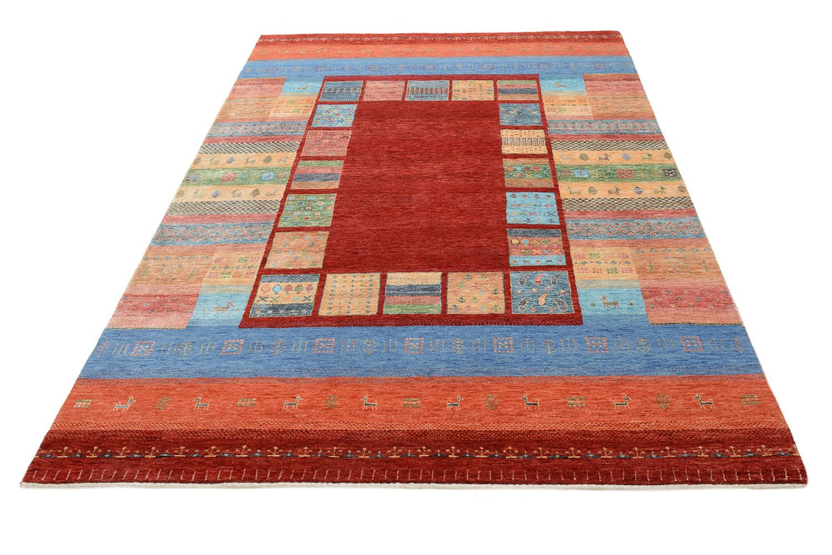 Alfombra Gabbeh - Loribaft Indus - 242 x 176 cm - multicolor