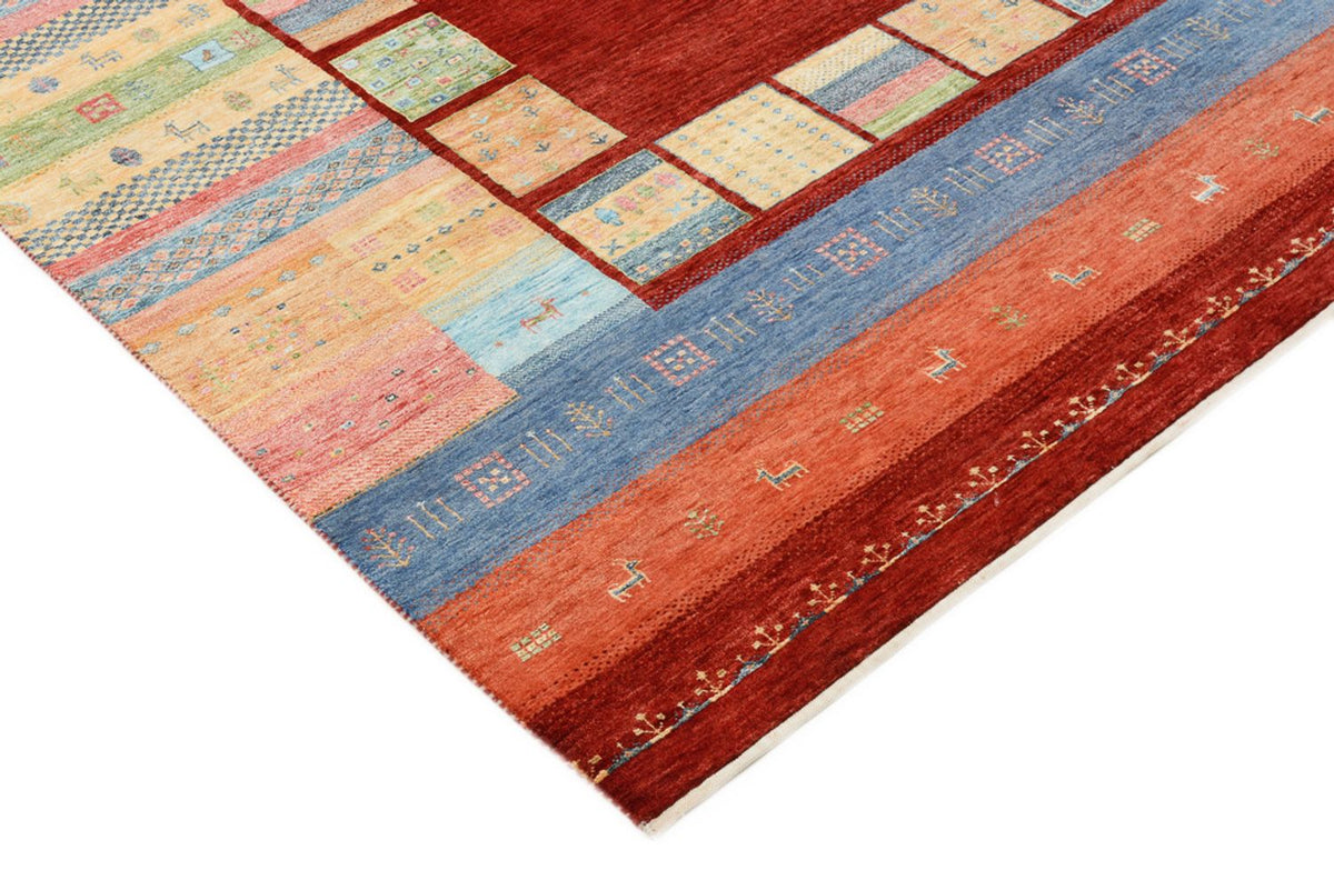 Alfombra Gabbeh - Loribaft Indus - 242 x 176 cm - multicolor
