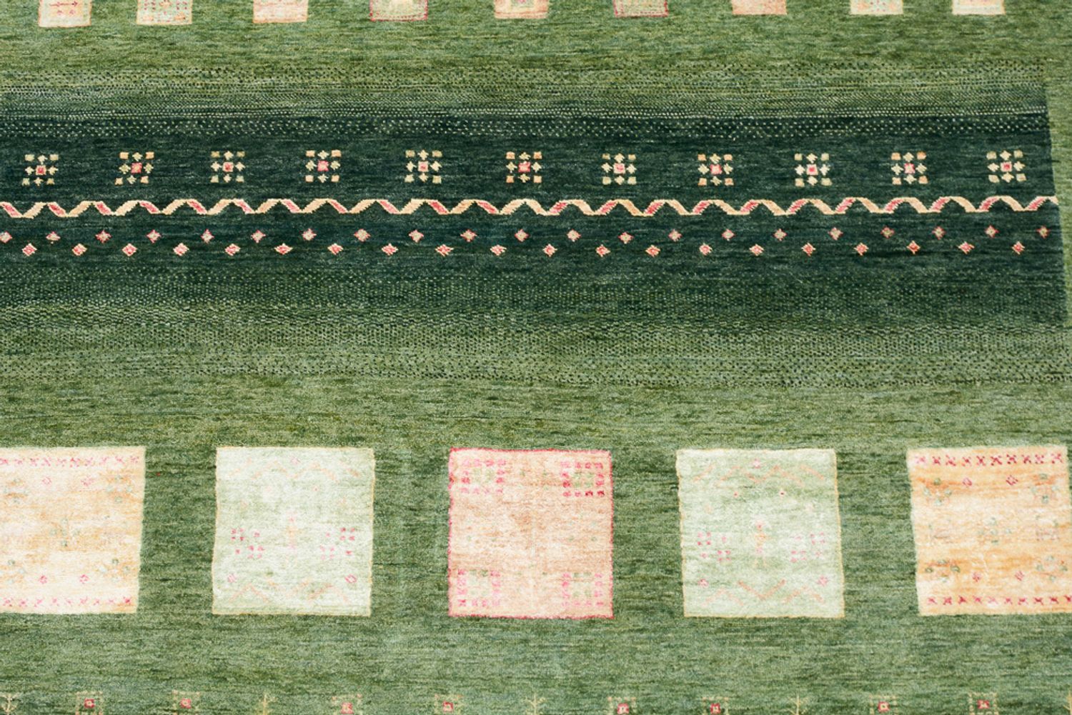 Alfombra Gabbeh - Loribaft Indus - 343 x 251 cm - multicolor