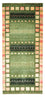 Alfombra de pasillo Alfombra Gabbeh - Loribaft Indus - 301 x 129 cm - multicolor
