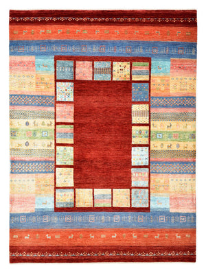 Alfombra Gabbeh - Loribaft Indus - 241 x 178 cm - multicolor