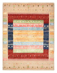 Alfombra Gabbeh - Loribaft Indus - 198 x 154 cm - multicolor
