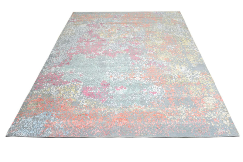 Alfombra de diseño - 369 x 274 cm - azul claro