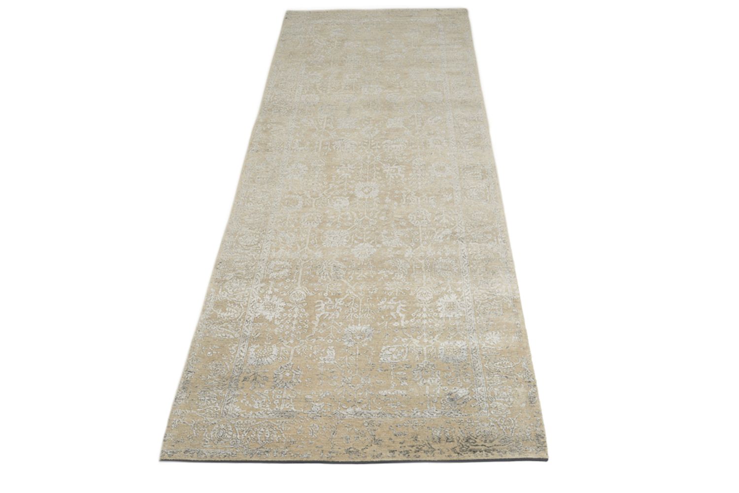 Alfombra de pasillo Alfombra de diseño - 350 x 124 cm - arena