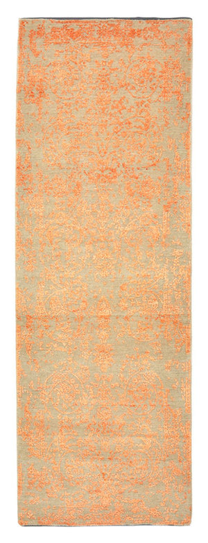 Alfombra de pasillo Alfombra de diseño - 201 x 69 cm - naranja