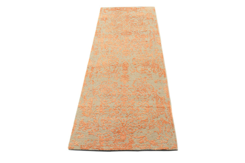 Alfombra de pasillo Alfombra de diseño - 201 x 69 cm - naranja