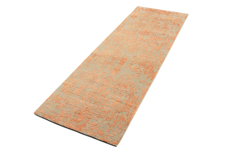 Alfombra de pasillo Alfombra de diseño - 201 x 69 cm - naranja