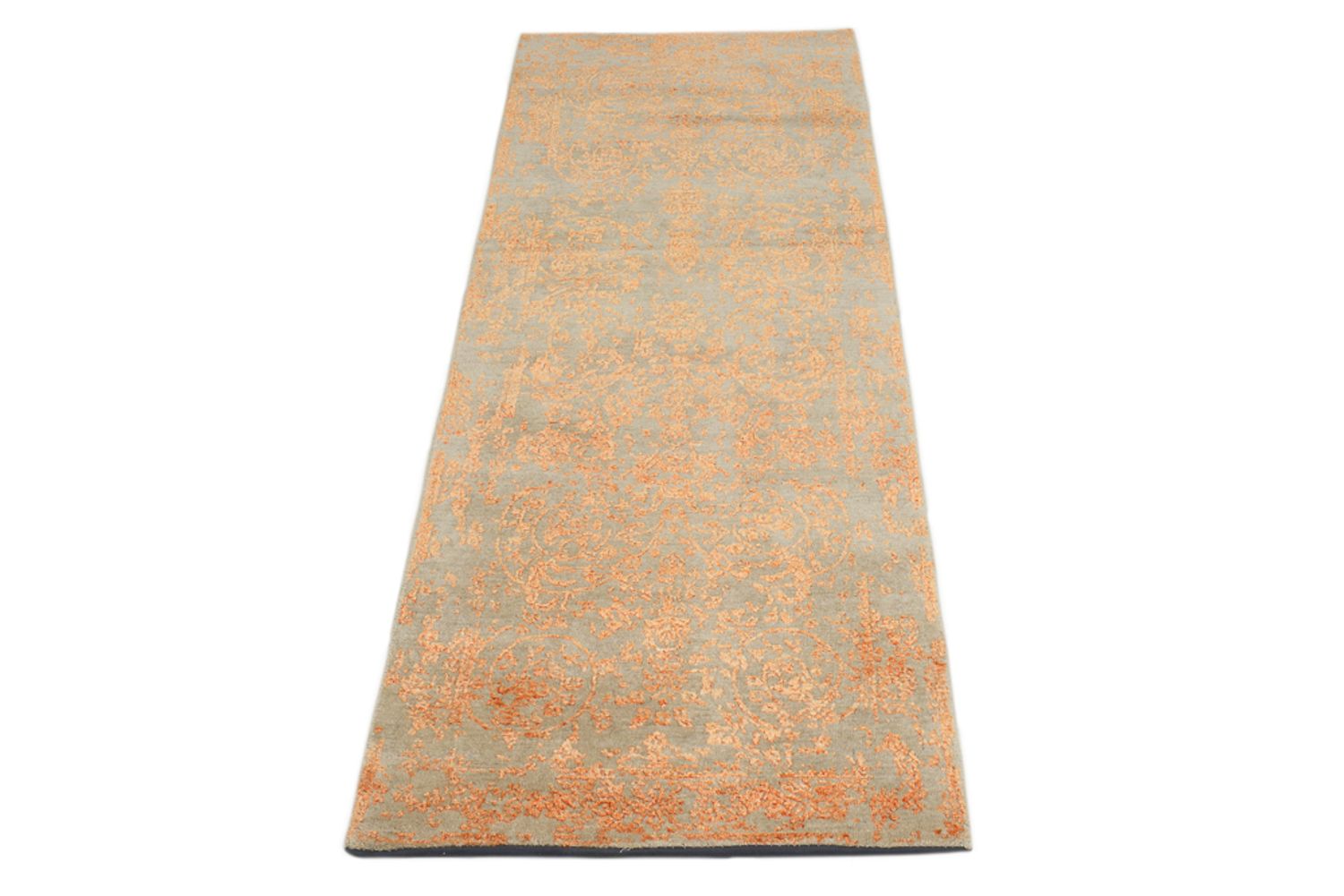 Alfombra de pasillo Alfombra de diseño - 201 x 69 cm - naranja