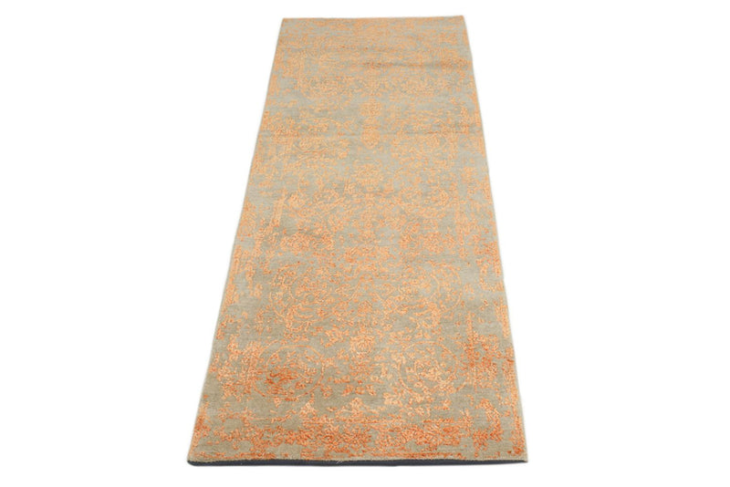 Alfombra de pasillo Alfombra de diseño - 201 x 69 cm - naranja