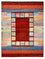 Alfombra Gabbeh - Loribaft Indus - 201 x 155 cm - rojo
