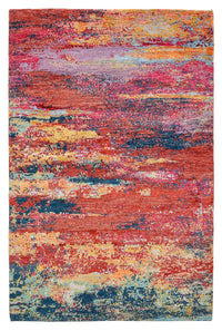 Alfombra de diseño - 182 x 119 cm - multicolor