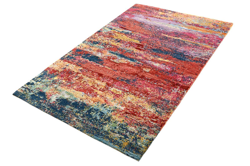 Alfombra de diseño - 182 x 119 cm - multicolor