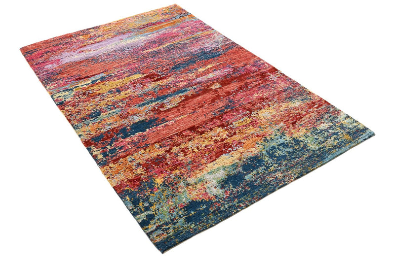 Alfombra de diseño - 182 x 119 cm - multicolor