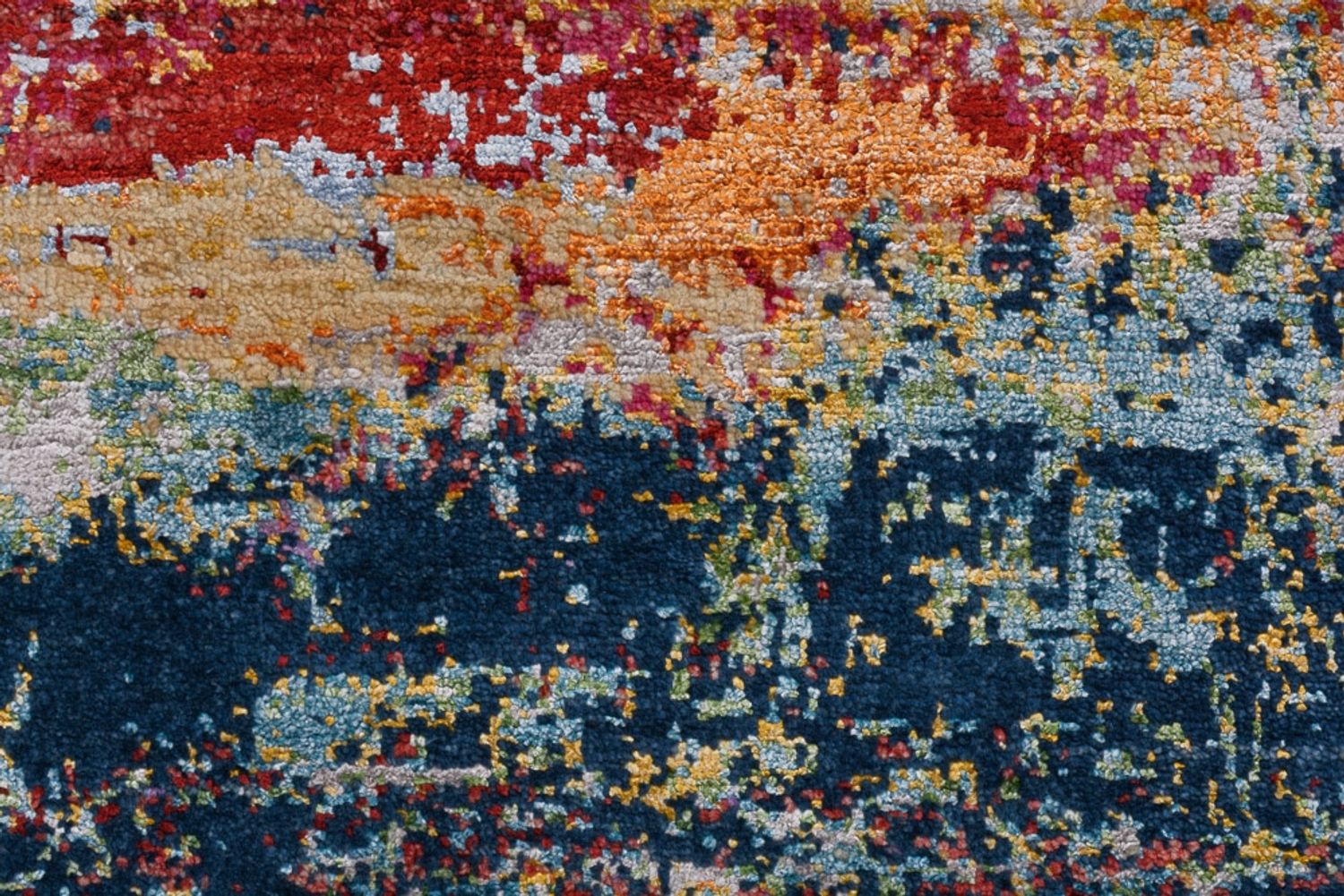 Alfombra de diseño - 182 x 119 cm - multicolor