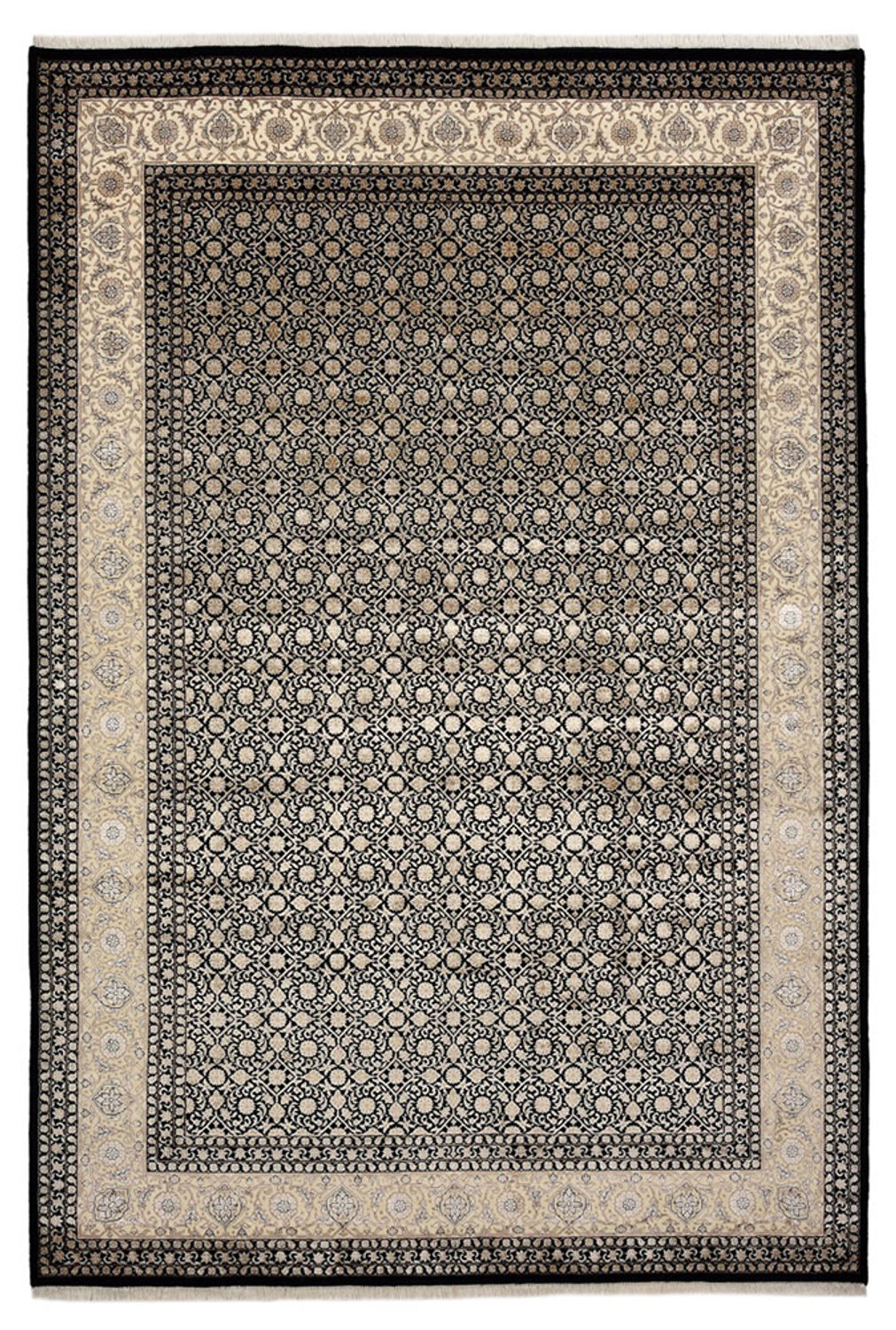 Alfombra oriental - Bidjar - Indus - 301 x 203 cm - beige oscuro