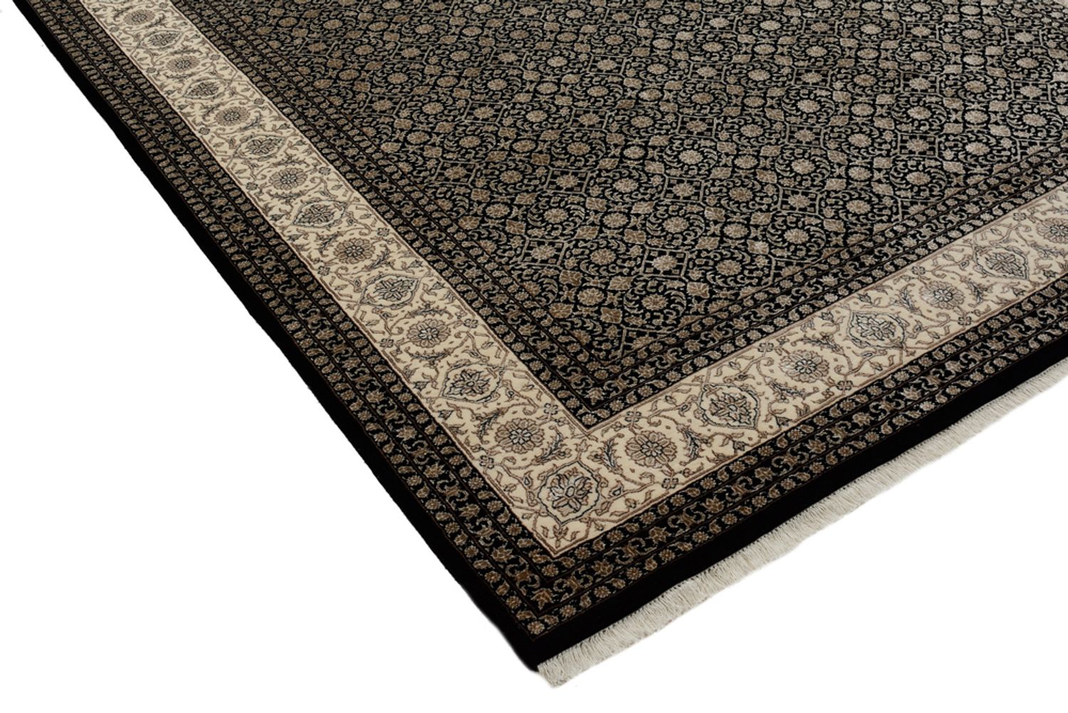 Alfombra oriental - Bidjar - Indus - 301 x 203 cm - beige oscuro