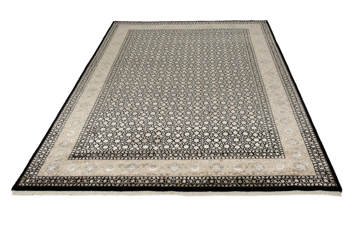 Alfombra oriental - Bidjar - Indus - 301 x 203 cm - beige oscuro
