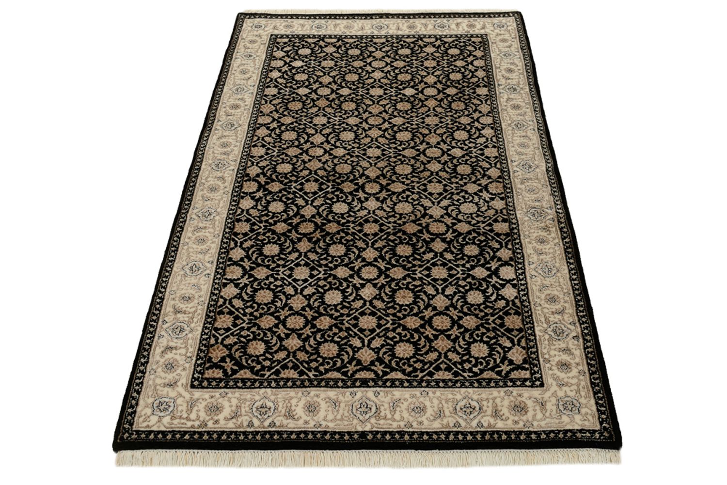Alfombra oriental - Bidjar - Indus - 157 x 95 cm - beige oscuro