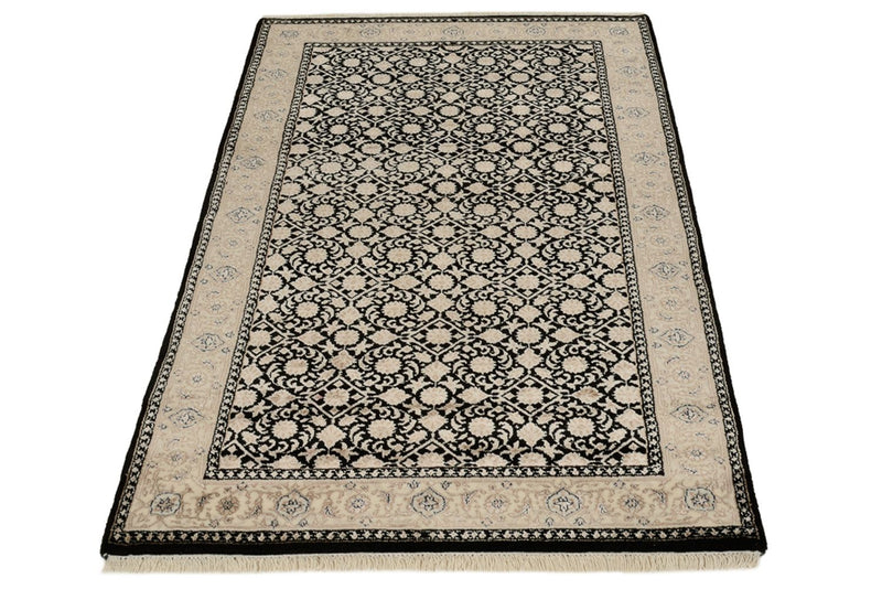 Alfombra oriental - Bidjar - Indus - 157 x 95 cm - beige oscuro