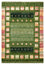 Alfombra Gabbeh - Loribaft Indus - 154 x 105 cm - verde