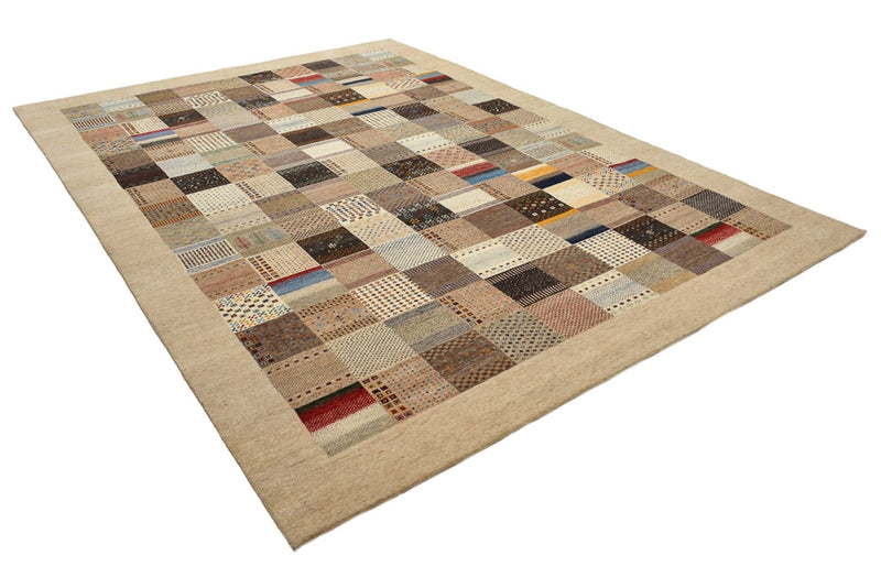 Alfombra Gabbeh - Loribaft Indus - 348 x 248 cm - beige oscuro