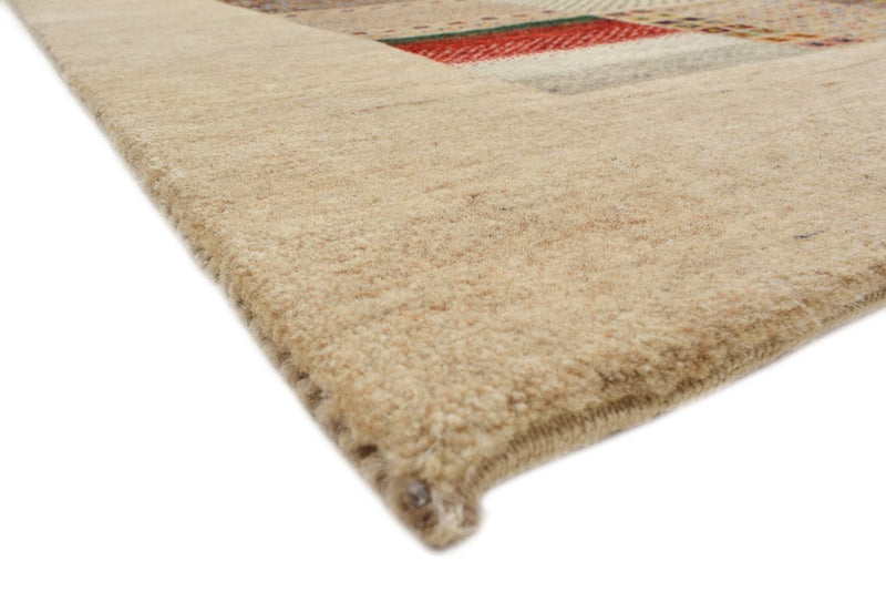 Alfombra Gabbeh - Loribaft Indus - 348 x 248 cm - beige oscuro