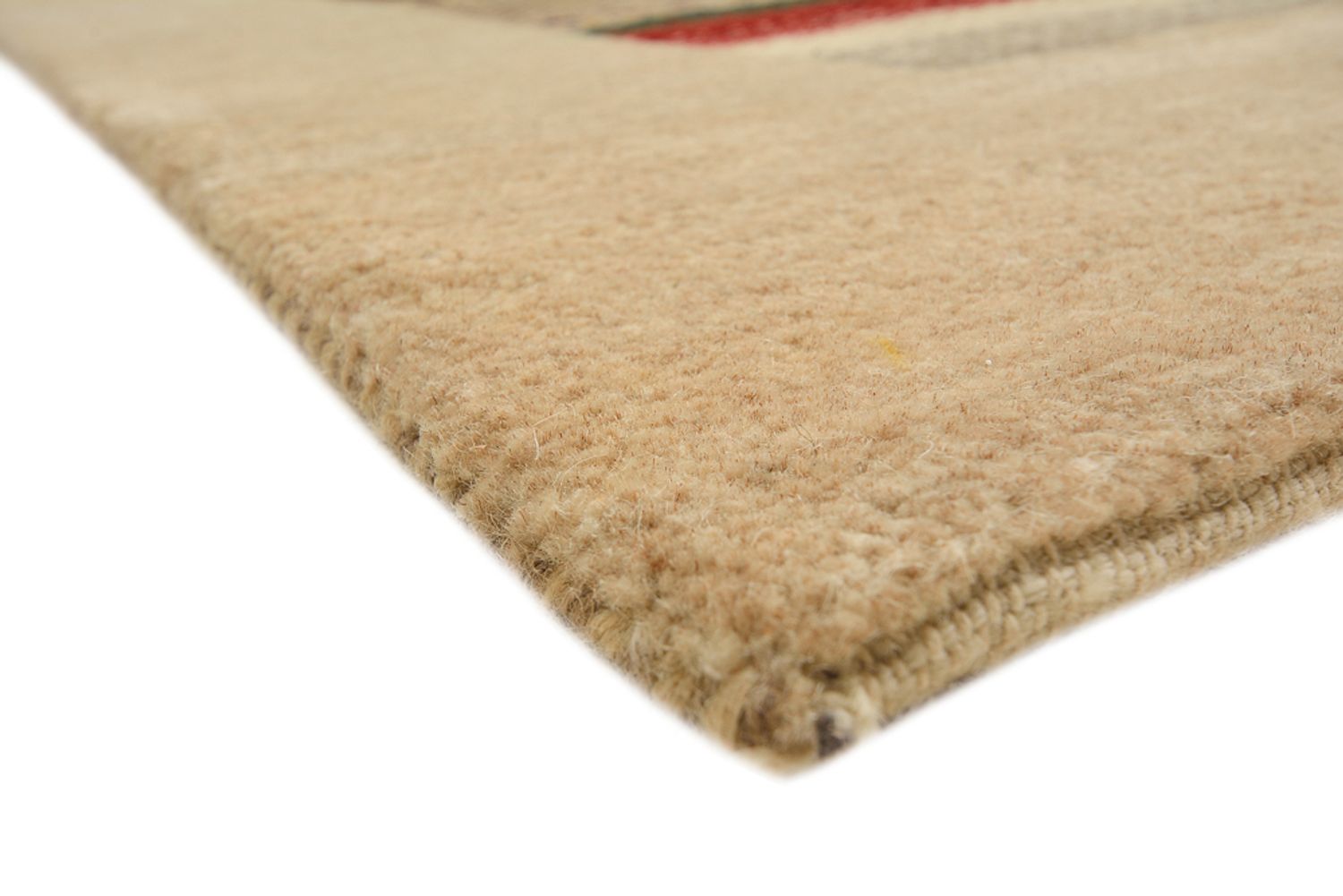 Alfombra Gabbeh - Loribaft Indus - 308 x 200 cm - beige oscuro