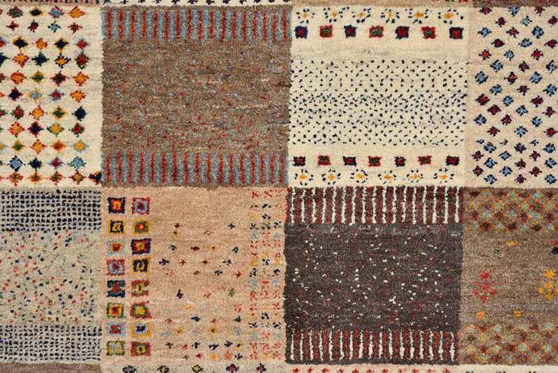 Alfombra Gabbeh - Loribaft Indus - 308 x 200 cm - beige oscuro