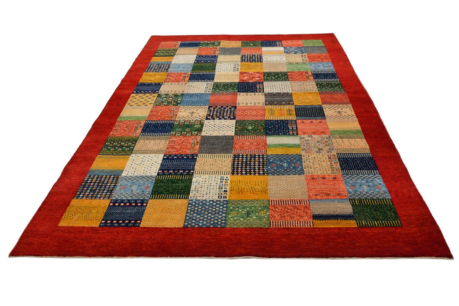 Alfombra Gabbeh - Loribaft Indus - 305 x 203 cm - multicolor